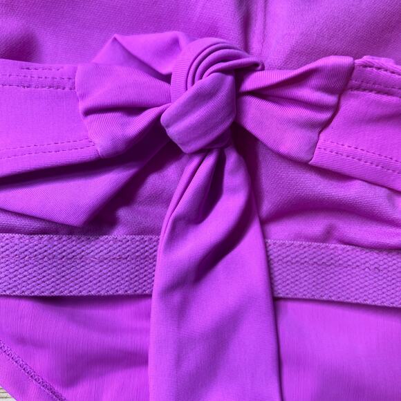 Wild Fable Women's Purple Handkerchief Bandeau Bikini Top - Size Small - NWT - Picture 5 of 8